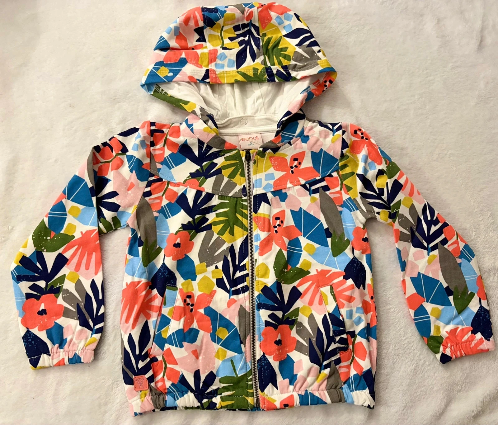 Veste Boboli à capuche détachable – avec étiquette Taille 4 ans (104 cm)